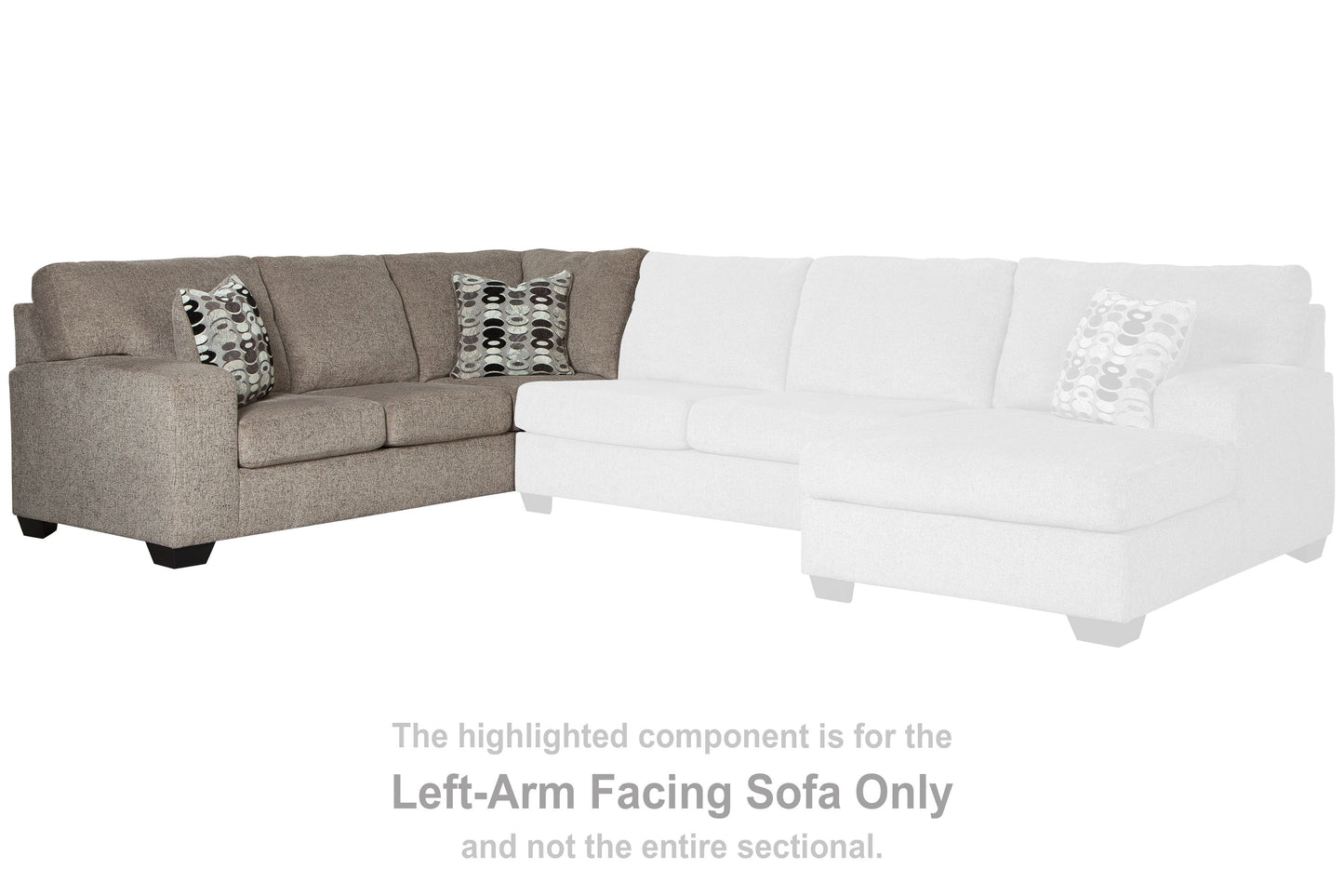 Ballinasloe - LAF Sofa - Platinum