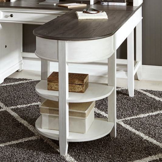Allyson Park - L Writing Desk Base - White