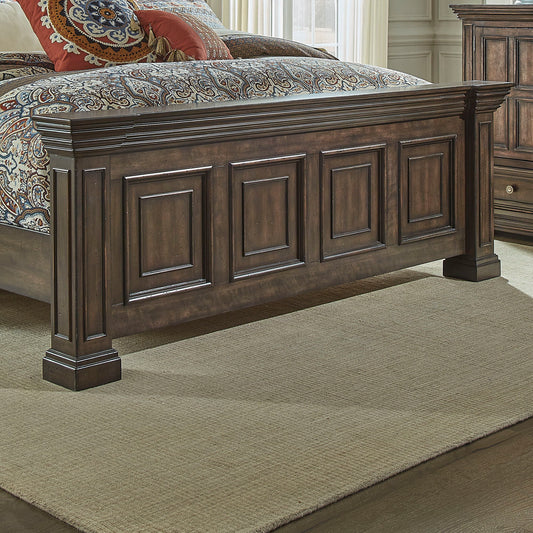 Big Valley - King Mansion Footboard - Light Brown