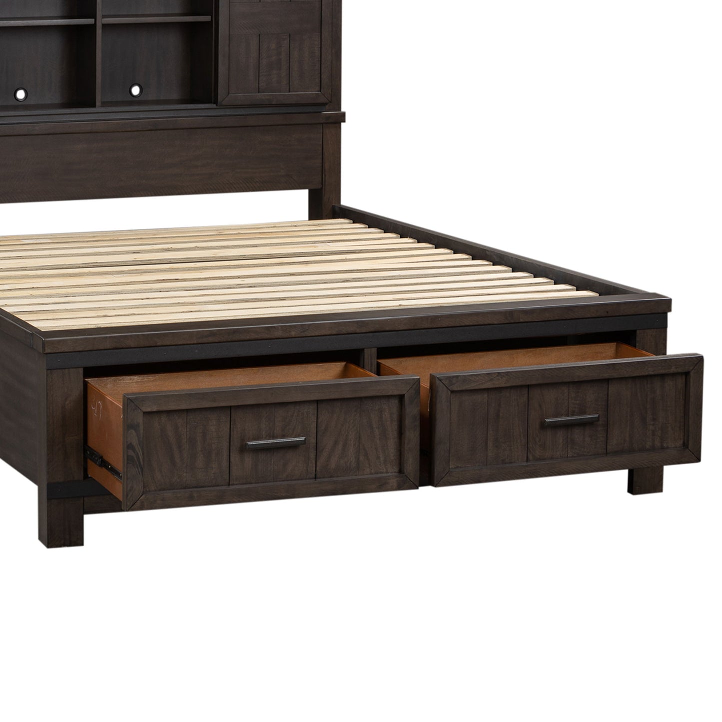 Thornwood Hills - Queen Storage Footboard - Dark Brown