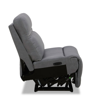 Cooper - Armless Recliner P3 & ZG - Blue Gray