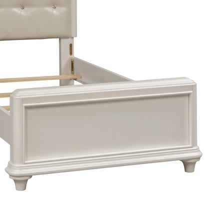 Stardust - Twin Panel Footboard - White