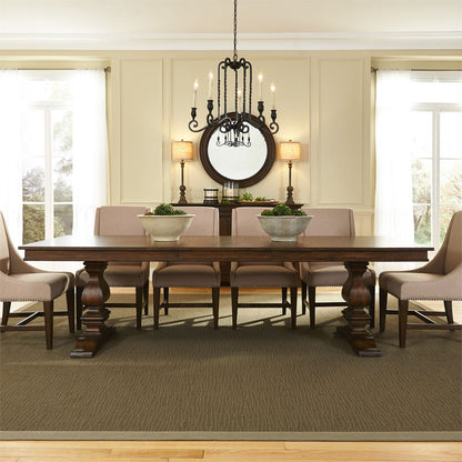 Armand - Trestle Table Top - Dark Brown