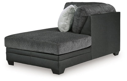 Brixley Pier - Raf Corner Chaise - Graphite