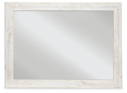 Paxberry - Bedroom Accent Mirror - Whitewash