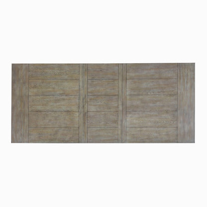 Whitney - Trestle Table Top - Antique Linen / Weathered Gray