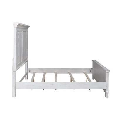 River Place - Poster/Mansion Bed Rails - Riverstone White & Tobacco