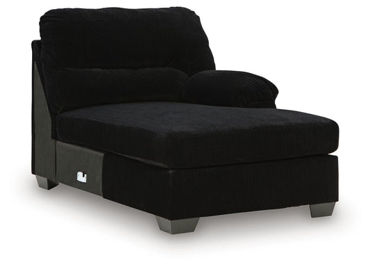 SimpleJoy - RAF Corner Chaise - Onyx