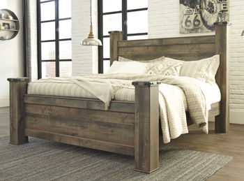 Trinell - King Poster Rails - Brown