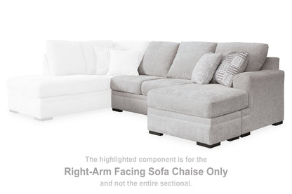 Gabyleigh - Raf Sofa Chaise - Nickel