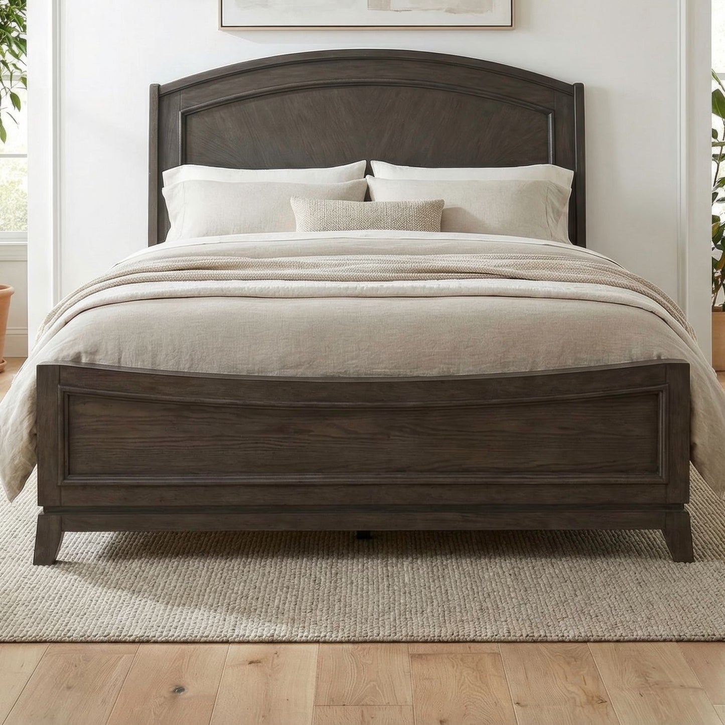 Avalon - King Panel Footboard - Coffee Bean