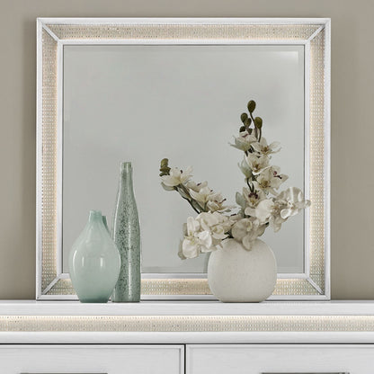 Reflections - Lighted Mirror - White