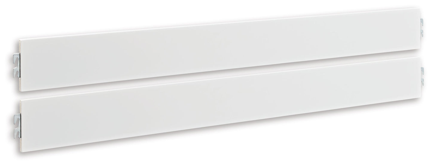 Fortman - Queen/King Panel Rails - White