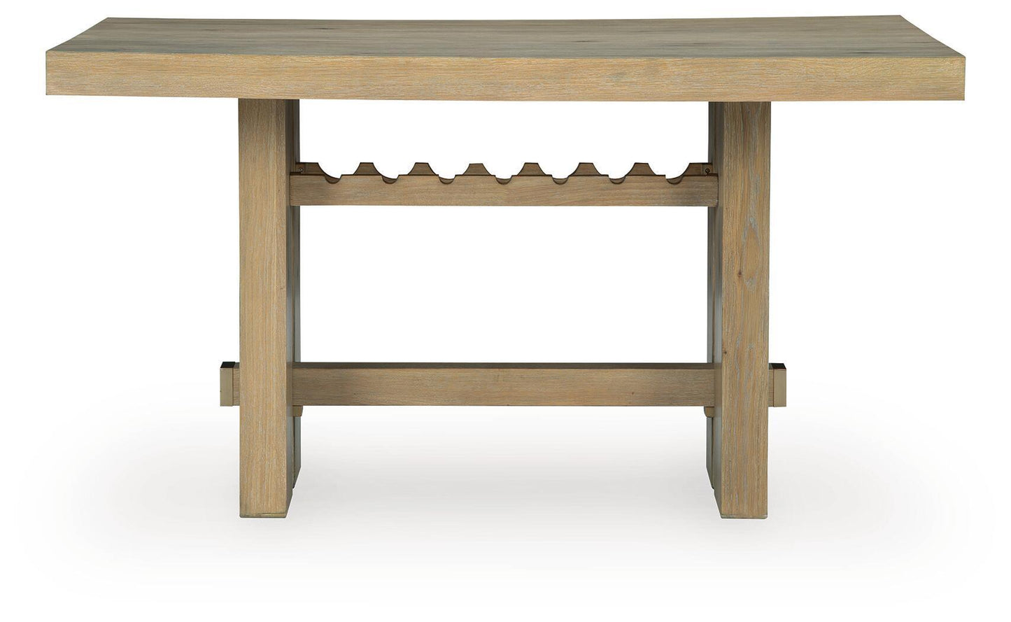 Lasinger - Rectangular Dining Room Counter Table - Light Brown