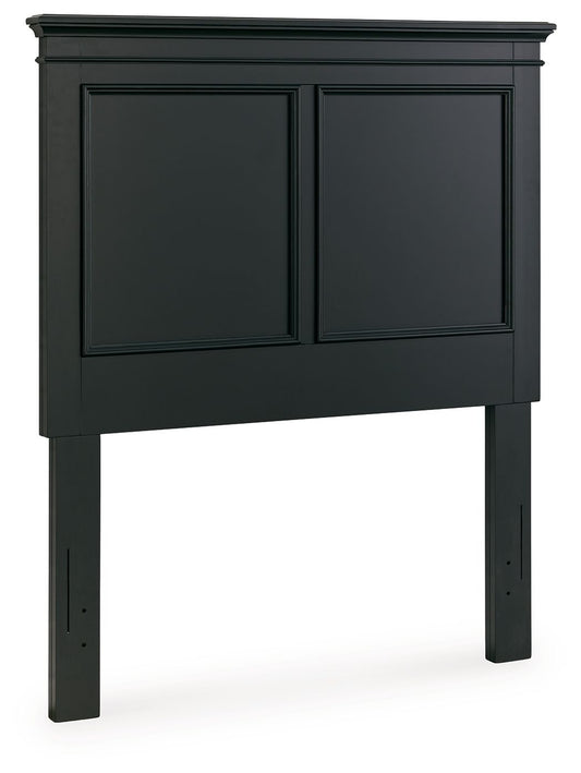 Lanolee - Twin Panel Headboard - Black