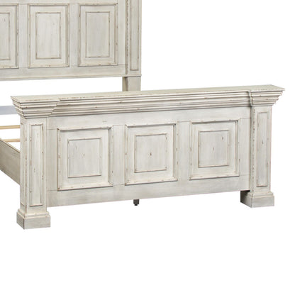 Big Valley - Queen Mansion Footboard - Whitestone