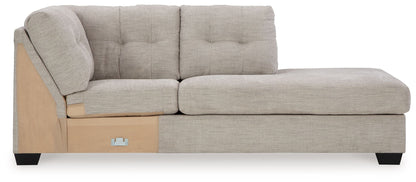 Mahoney - Raf Corner Chaise - Pebble