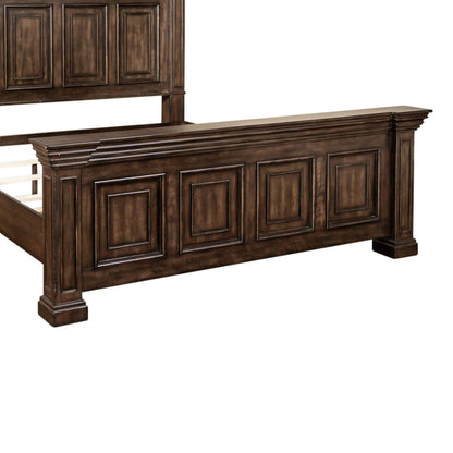 Big Valley - King Mansion Footboard - Brownstone