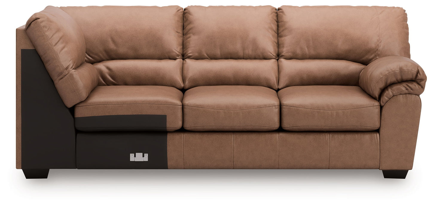 WillowBend - Caramel - RAF Sofa With Corner Wedge