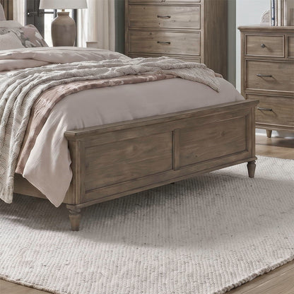 Hickory Grove - Queen Panel Footboard - Heirloom Brown