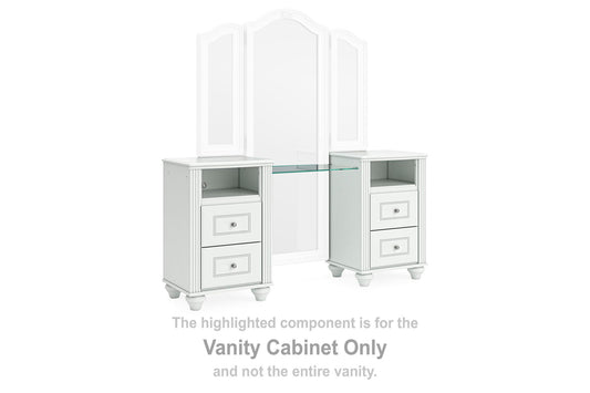 Kozlani - Vanity Cabinet - White