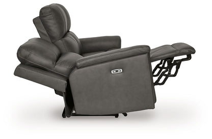 Bleckley - Anchor - Power Reclining Sofa With Adjustable Headrest