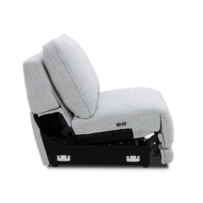 Blake - Armless Recliner P2 & Zero Wall - Estero Smoke