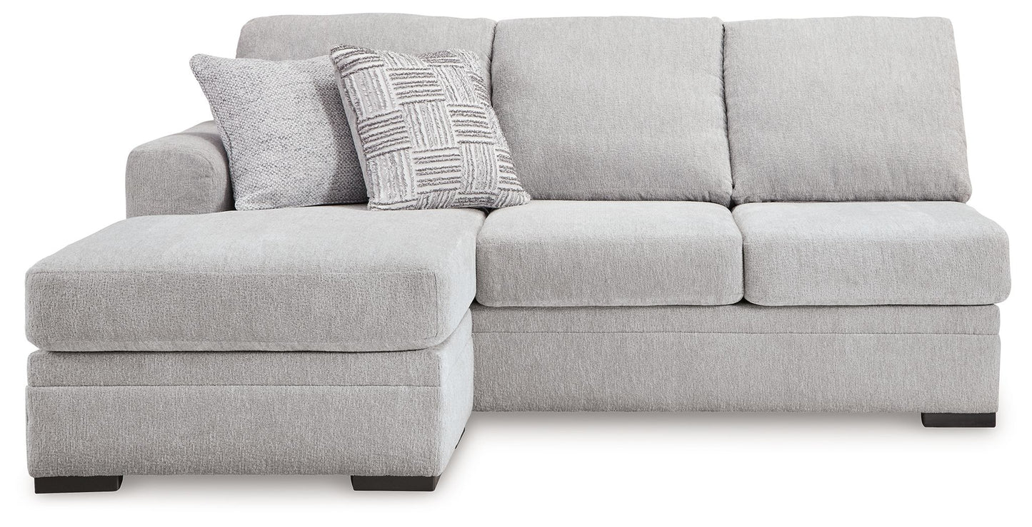 Gabyleigh - Laf Sofa Chaise - Nickel