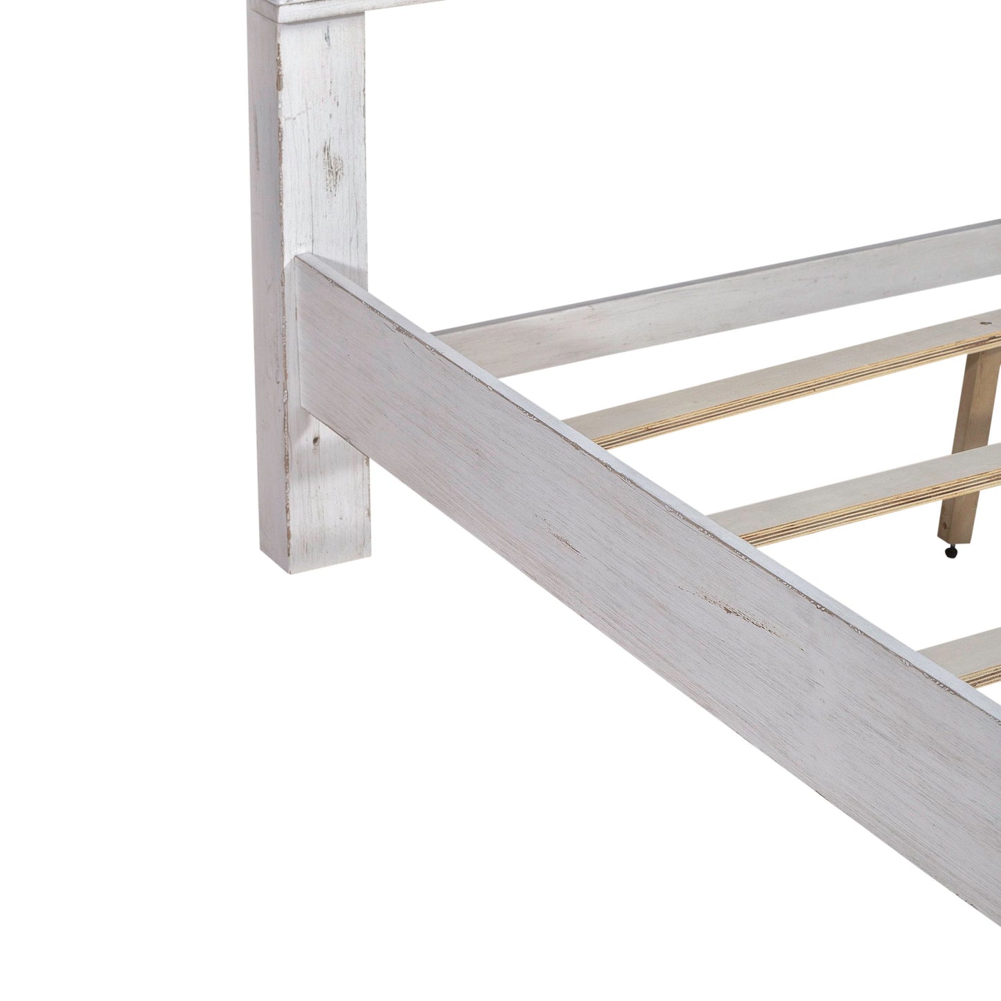 River Place - Poster/Mansion Bed Rails - Riverstone White & Tobacco