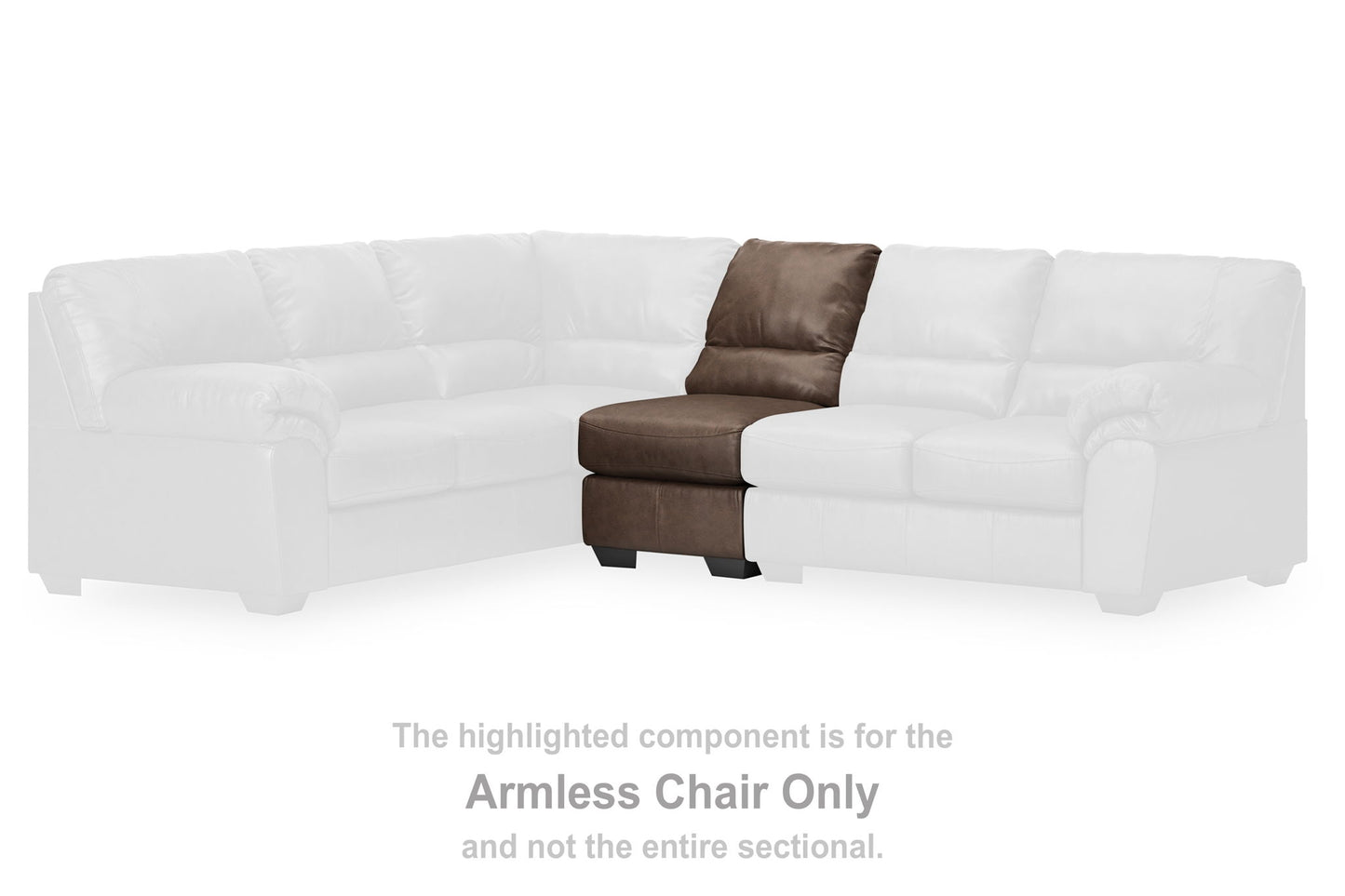 WillowBend - Umber - Armless Chair