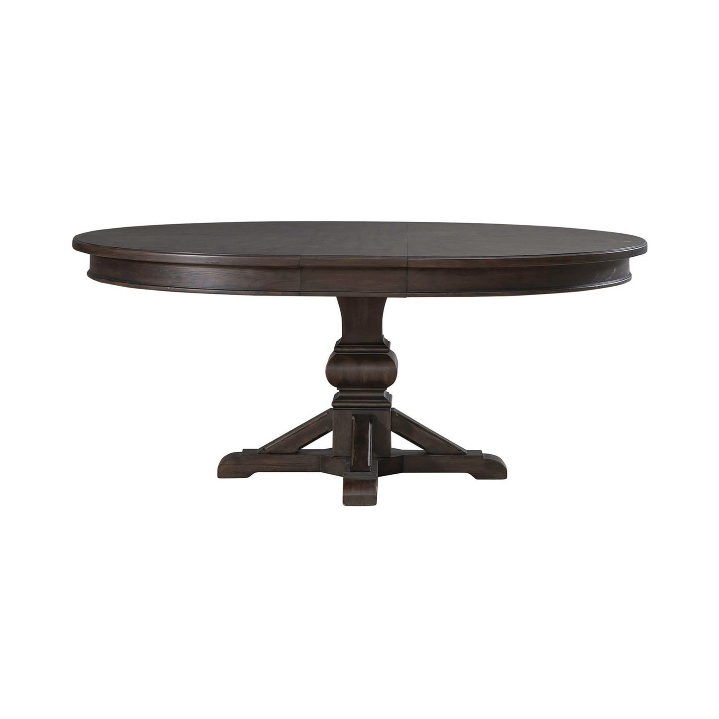 Paradise Valley - Round Pedestal Table Base - Saddle Brown