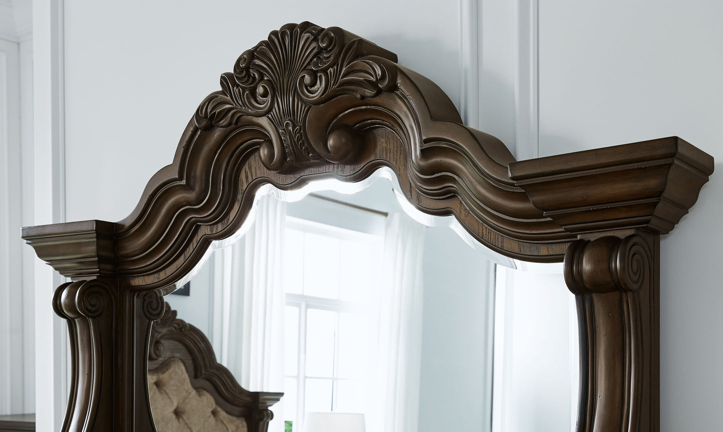 Maylee - Bedroom Mirror - Dark Brown