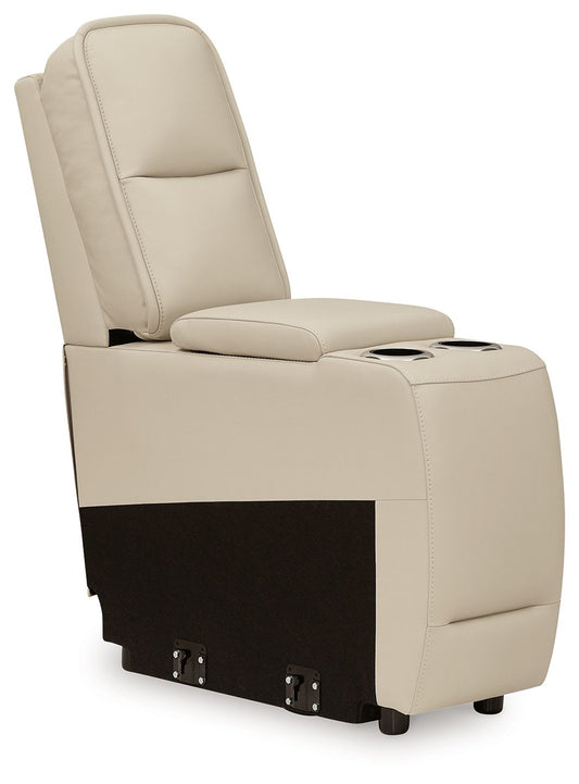 Double Deal - Console With Storage - Almond
