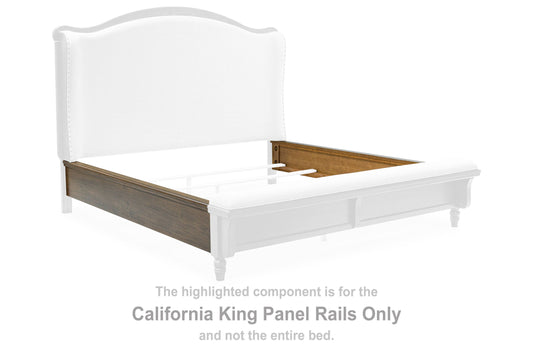 Sturlayne - California King Panel Rails - Brown