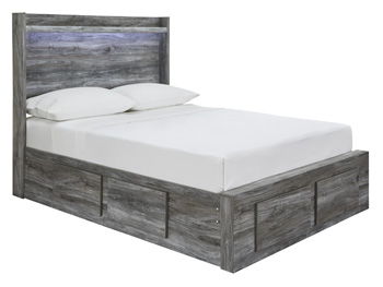 Baystorm - Twin/Full Platform Rails - Gray