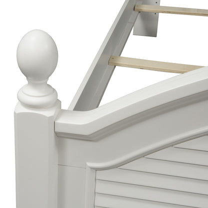 Summer House - King Poster Footboard - Oyster White
