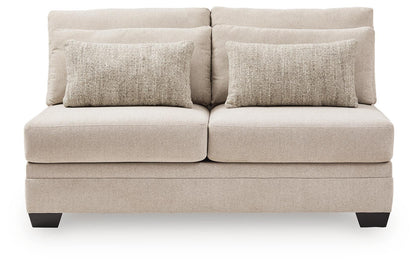 Mandi Point - Armless Loveseat - Marble