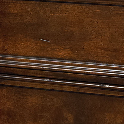 Arbor Place - King Sleigh Footboard - Dark Brown