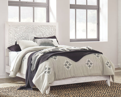 Paxberry - Queen Panel Headboard - Whitewash