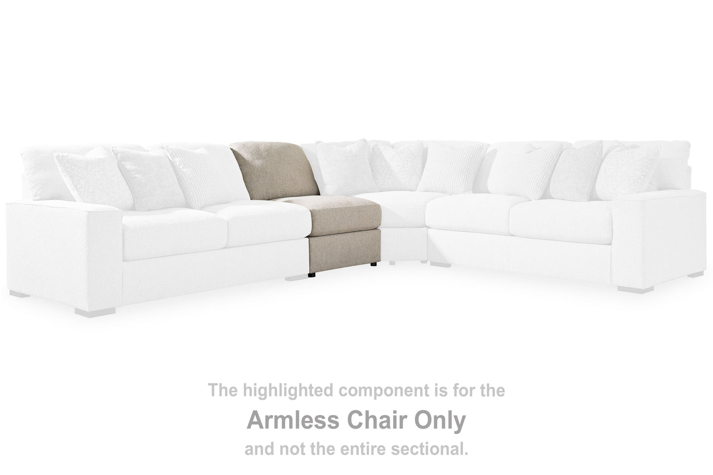 Ballyton - Armless Chair - Sand