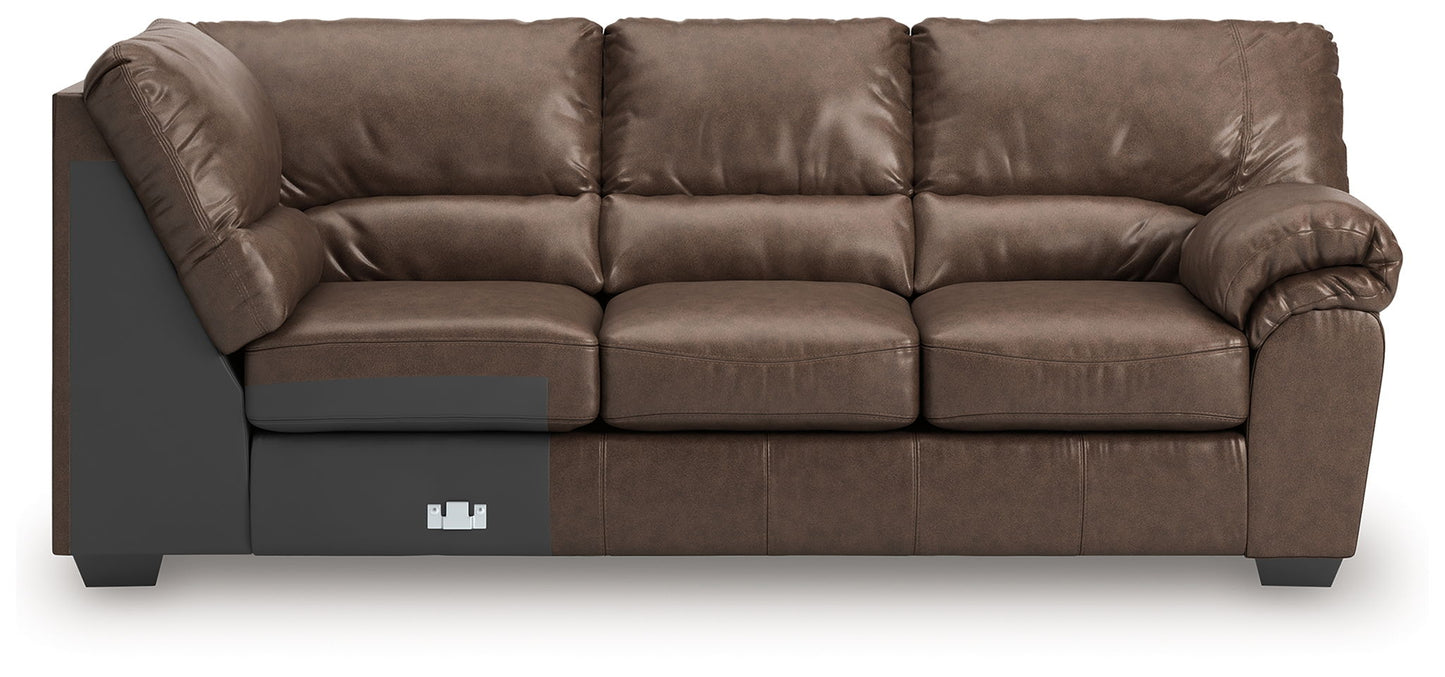 WillowBend - Umber - RAF Sofa With Corner Wedge
