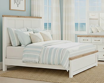 Savonport - Twin/Full Platform Rails - White