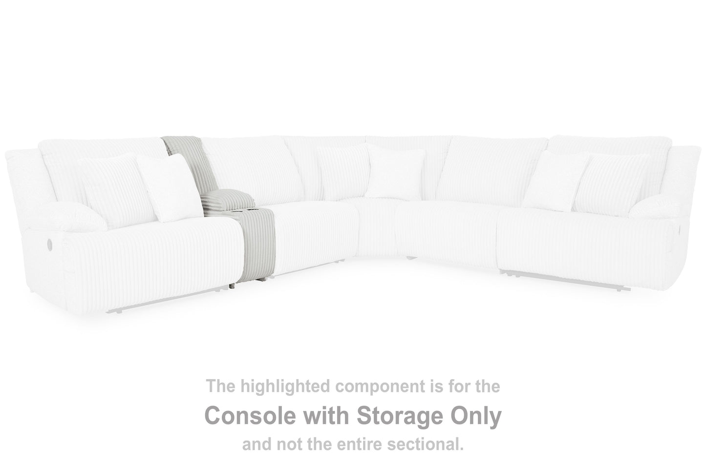 Top Tier - Console With Storage - Alloy