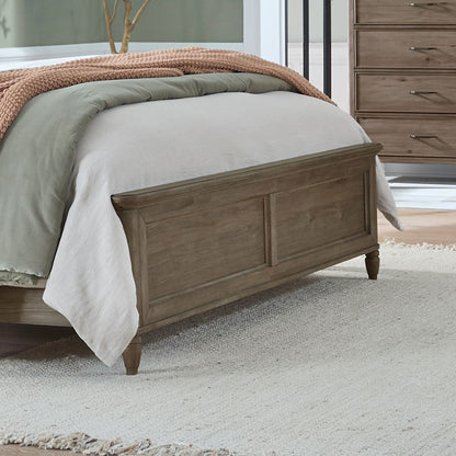 Hickory Grove - King Panel Footboard - Heirloom Brown