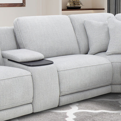 Blake - Armless Recliner P2 & Zero Wall - Estero Smoke