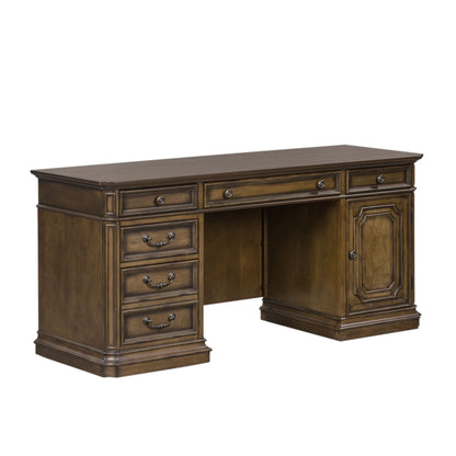 Amelia - Jr Executive Credenza Top - Dark Brown
