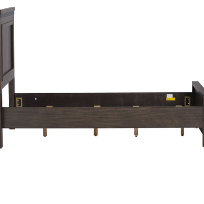 Thornwood Hills - Wood Panel Bed Rails - Dark Brown