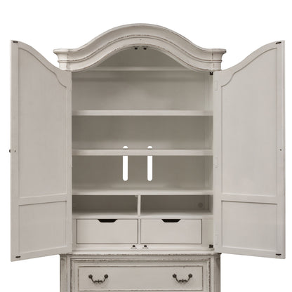 Magnolia Manor - Armoire Top - Antique White