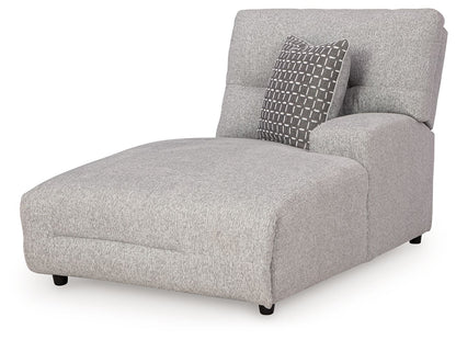 Acklen Place - Pewter - Raf Power Reclining Back Chaise