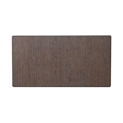 River Place - Trestle Table Top - Riverstone White & Tobacco
